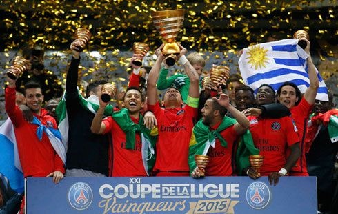 PSG đăng quang Cup quốc gia Pháp là điều được dự báo từ trước trận chung kết. Ảnh: Reuters