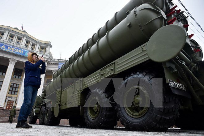 Tên lửa S-400. (Nguồn: AFP/TTXVN)