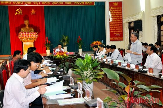 Toàn cảnh buổi làm việc