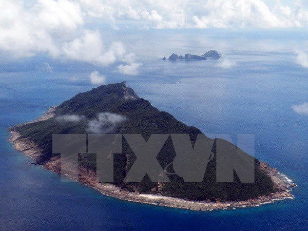 Quần đảo tranh chấp trên biển Hoa Đông mà Nhật Bản gọi là Senkaku còn Trung Quốc gọi là Điếu Ngư. (Nguồn: AFP/TTXVN)