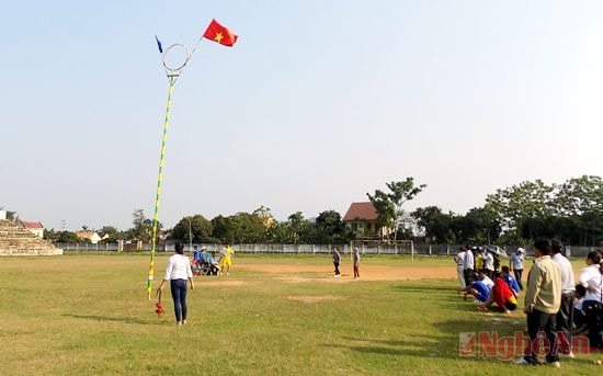 Môn thi ném còn là một trong 5 môn thi đấu tại hội thi thể thao các dân tộc lần này