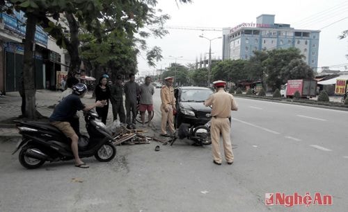 Hiện trường vụ tai nạn