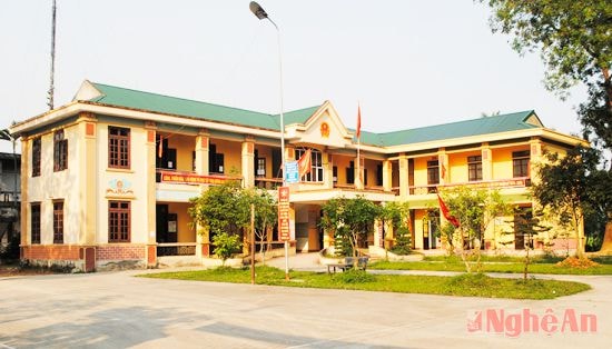 Trụ sở UBND xã Tân Sơn (Đô Lương).
