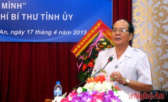 Ông Nguyễn Hải Thanh – Chủ tịch Hội bảo trợ NKT – TMC tỉnh phát động chương trình hành động “Chung tay giúp đỡ NKT – TMC”