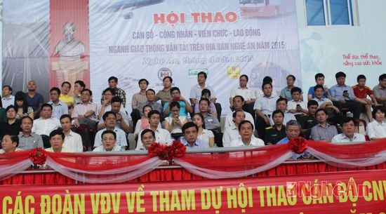 Các đại biểu tham dự Hội thao