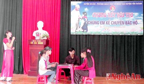 Mẩu chuyện Bác Hồ với giáo dục của Trường THCS Hưng Thanh