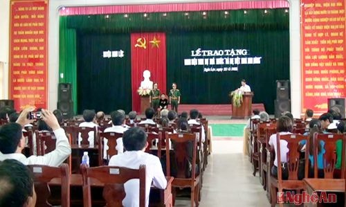 Toàn cảnh buổi lễ