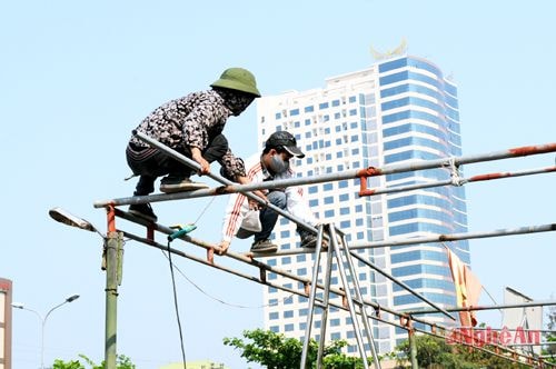 Các hộ kinh doanh tu sửa hệ thống kiots.