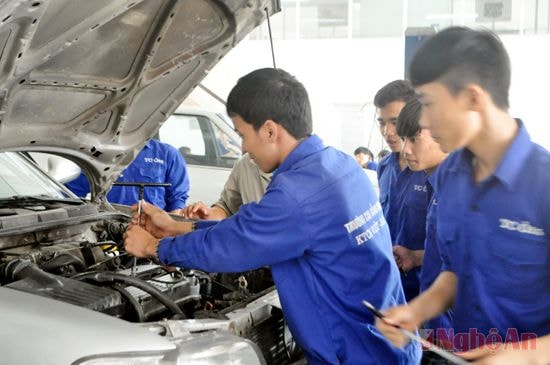 Thực hành nghề sửa chữa ô tô