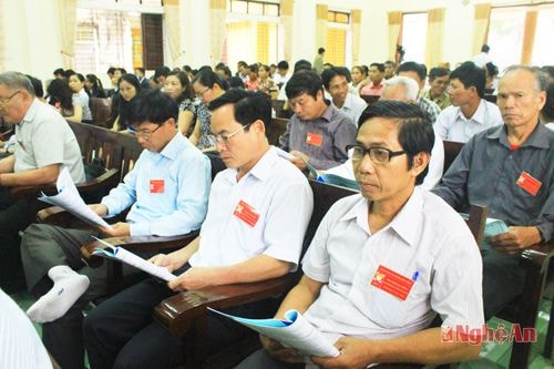 Các đại biểu tham dự đại hội