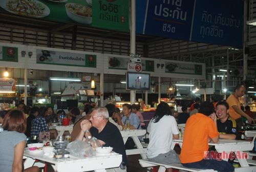 Một góc phố ẩm thực ở Udonthani