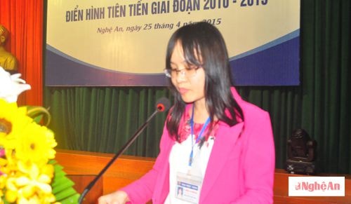 Bài tham luận của cô giáo Nguyễn Thị Quỳnh Nga - PGS, TS trẻ nhất trường