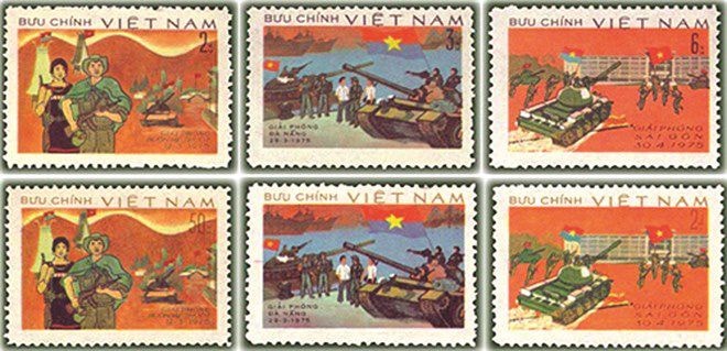 Những mẫu tem về chủ đề Giải phóng miền Nam – Thống nhất đất nước 30/4/1975 luôn thu hút sự quan tâm đặc biệt của cộng đồng, nhất là những người sưu tập tem.