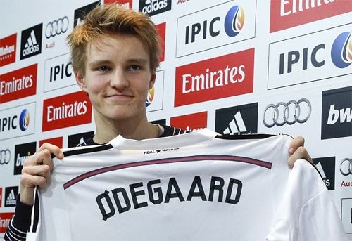 Real luôn nhắm đến những tài năng hàng đầu như Odegaard từ khi còn rất trẻ để tránh cạnh tranh từ các đối thủ lớn. Ảnh: Reuters