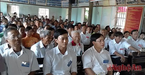 Các đại biểu tham dự đại hội