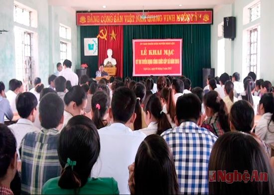 Lễ khai mạc kỳ thi tuyển công chức cấp xã