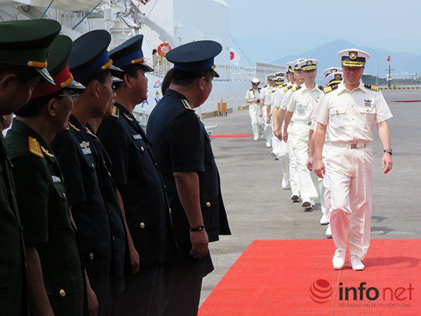 Lãnh đạo Cảnh sát biển Việt Nam chào đón đoàn sĩ quan tàu JCGS YASHIMA (PLH22).