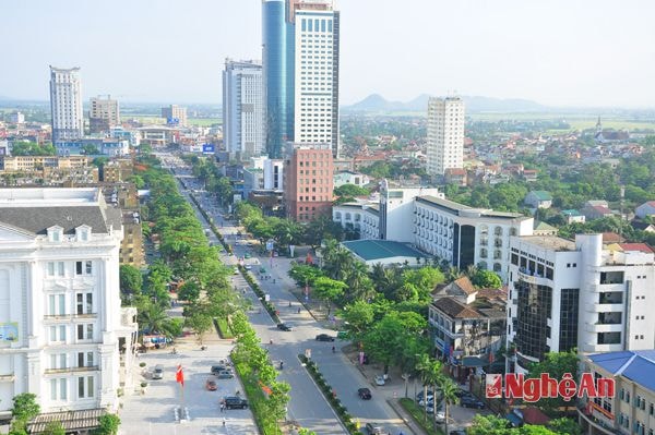 Thành phố Vinh, trung tâm KT-CT-XH của tỉnh đang phát triển để xứng tầm đô thị trung tâm khu vực Bắc Trung bộ