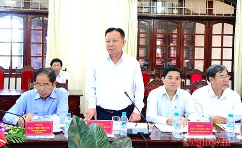 Ông Nguyễn Văn Hùng - UVBTV, Chủ tịch HĐTV, TGĐ TCT Becamex cho biết nhà đầu tư đang lập kế hoạch chi tiết xây dựng và báo cáo nghiên cứu khả thi dự án, dự kiến sẽ hoàn thành quy hoạch chi tiết trình UBND tỉnh Nghệ An phê duyệt trong tháng 5/2015