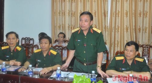 Lãnh đạo Quân khu IV phát triển tại hội nghị