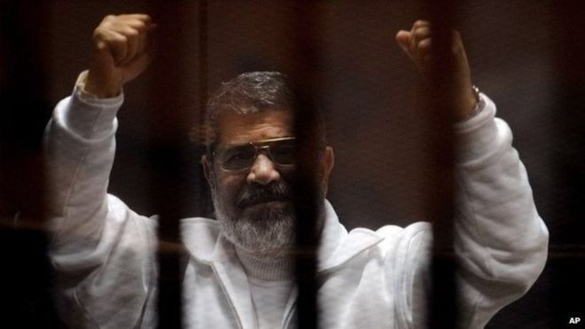 Ông Morsi đã bị quân đội lật đổ vào tháng Bảy năm 2013 (Ảnh: AP)