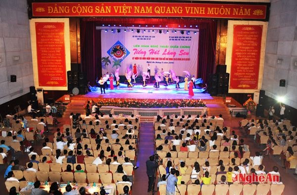 Liên hoan Tiếng hát Làng Sen là ngày hội của những người hoạt động văn hóa nghệ thuật không chuyên