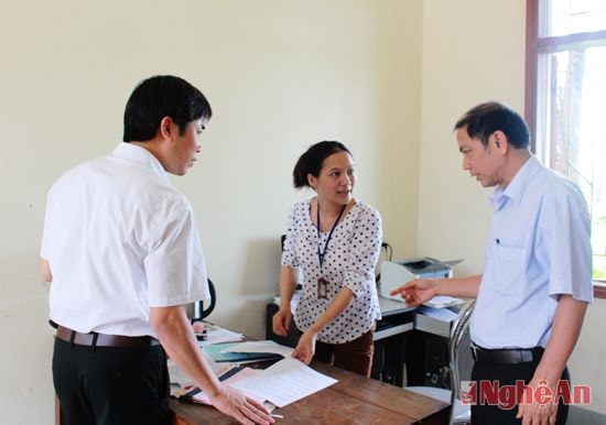 Kiểm tra việc thực hiện kiến nghị của đoàn trong lần  giám sát ngày 25/7/2014