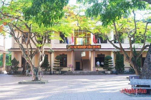 Trụ sở Đảng ủy - UBND xã Nghi Xuân.