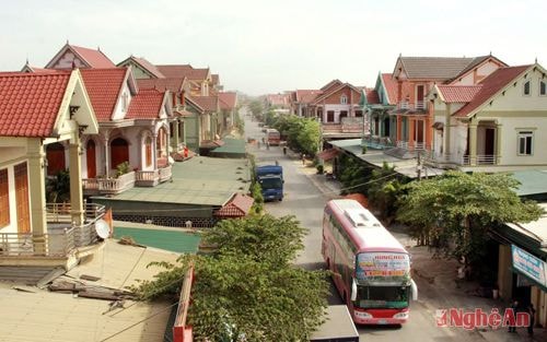 Một góc xã Diễn Tháp - ảnh Thanh Hải