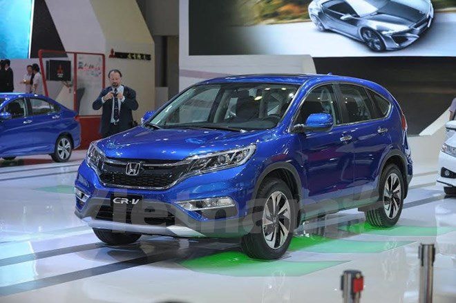 Mẫu xe CR-V của Honda. (Ảnh: Văn Xuyên/Vietnam+)