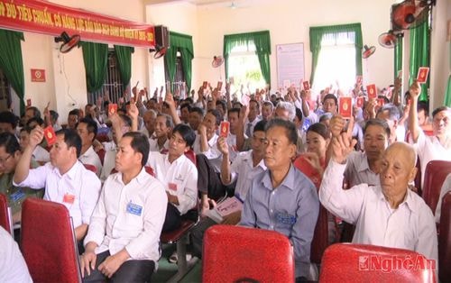 Biểu quyết tán thành