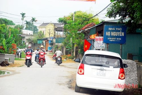 Một góc xã Diễn Liên hôm nay.