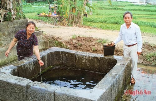 Giếng Thang làng Nghiêm Thắng.