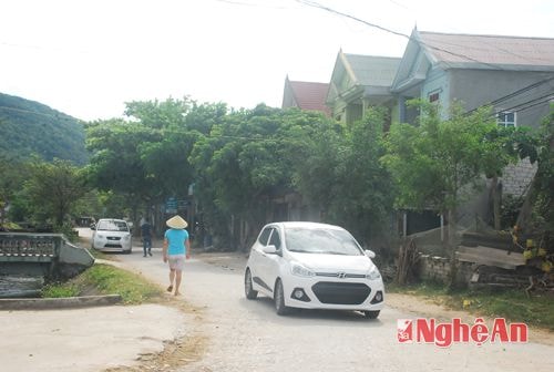Một góc xã Diễn Phú. Ảnh: Thu Hương