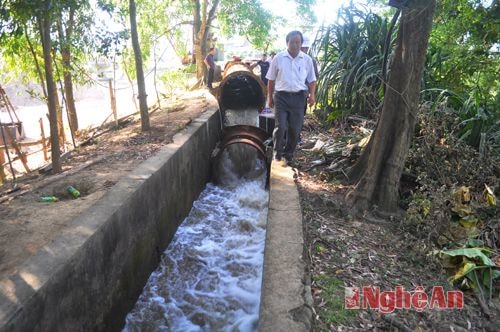 Nhờ tăng cường máy bơm cơ động, nên Công ty TNHH 1TV Thủy lợi Nam cung cấp kịp thời nguồn nước cho sản xuất