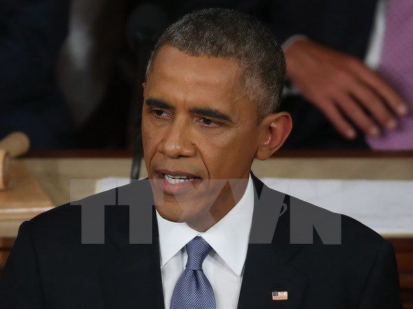 Tổng thống Mỹ Barack Obama dự Hội nghị thượng đỉnh G7 năm 2014 (Nguồn AP).