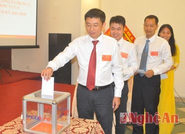 Bầu Ban chấp hành Đảng bộ nhiệm kỳ 2015 - 2020