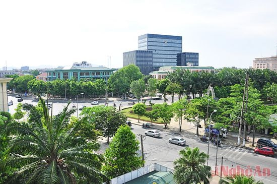 Một góc phố Trường Thi. Ảnh: Trần hải