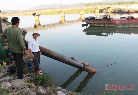 Tăng cường năng lực các trạm bơm vùng cuối nguồn  thuộc huyện Hưng Nguyên.