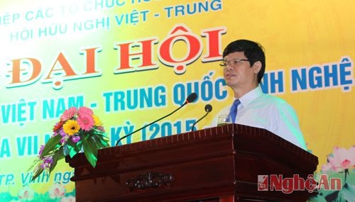 Đồng chí Lê Xuân Đại nhấn mạnh những kết quả đạt được của Hội trong nhiệm kỳ VI