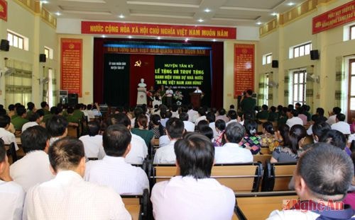 Toàn cảnh buổi lễ