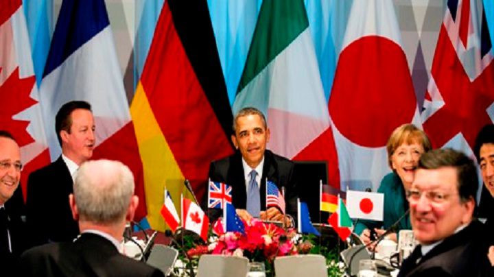 Các vị nguyên thủ quốc gia G7 nhóm họp tại Đức. Ảnh Internet