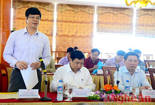  Đồng chí Lê Xuân Đại - Phó Chủ tịch UBND tỉnh cho biết: 