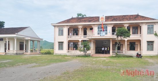 Trụ sở UBND xã Châu Thái. Ảnh: Đặng Cường