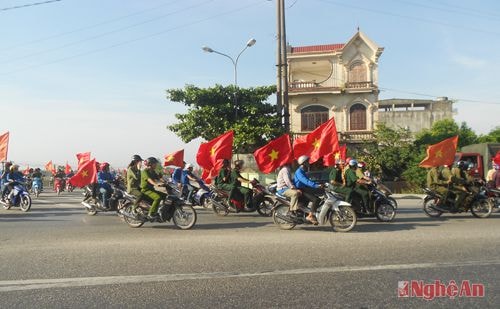 Diễu hành hưởng ứng tháng hành động phòng chống ma túy