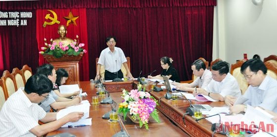 Đồng chí Trần Công Dương chủ trì cuộc thẩm tra