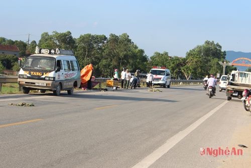 Hiện trường vụ tai nạn