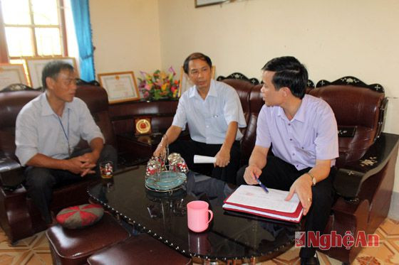 Chủ tịch UBND xã Văn Sơn giải trình một số nội dung mà đoàn kiểm tra