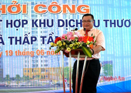 Ông Nguyễn Trung Dân phát biểu khẳng định nhà đầu tư nỗ lực để tạo được công trình có ý nghĩa