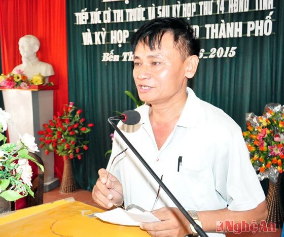 Cử tri đề nghị cần quan 